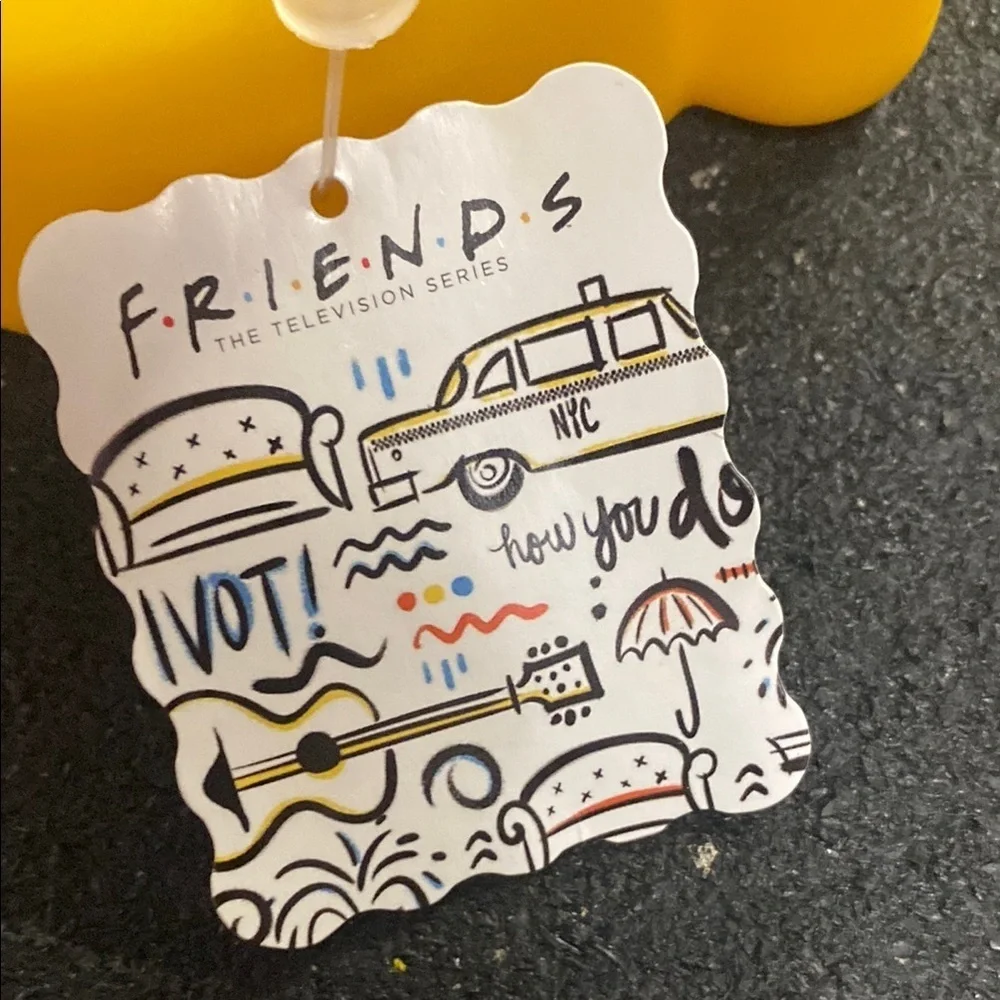 Friends TV Series Yellow and Purple Frame squeaky toy